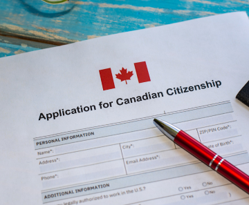 Imagery representing Citizenship applications